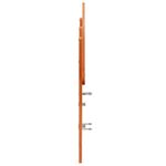Casa si Gradina - Mobilier - Paturi si accesorii - Accesorii paturi - Tablie de pat, maro ceruit, 135 cm, lemn masiv de pin - Infinity.ro