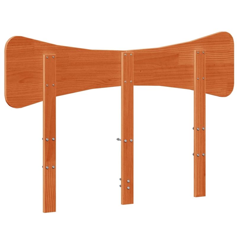 Casa si Gradina - Mobilier - Paturi si accesorii - Accesorii paturi - Tablie de pat, maro ceruit, 135 cm, lemn masiv de pin - Infinity.ro