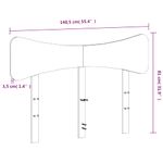 Casa si Gradina - Mobilier - Paturi si accesorii - Accesorii paturi - Tablie de pat, maro ceruit, 135 cm, lemn masiv de pin - Infinity.ro
