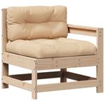 Casa si Gradina - Gradina si terasa - Mobilier exterior - Seturi mobila gradina - Set mobilier de gradina cu perne, 6 piese, lemn masiv de pin - Infinity.ro