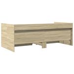 Casa si Gradina - Mobilier - Paturi si accesorii - Paturi - Cadru pat cu sertare, stejar sonoma, 75x190 cm lemn prelucrat - Infinity.ro