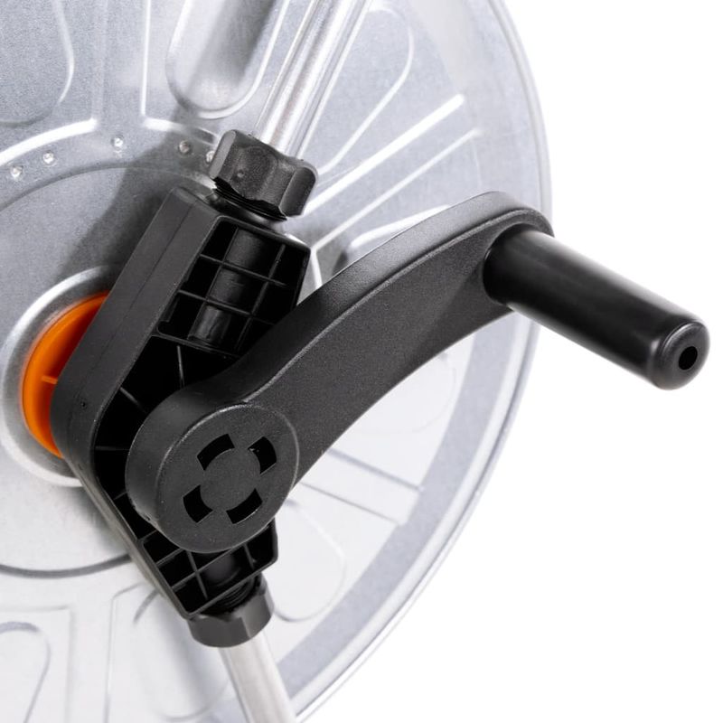 Casa si Gradina - Gradinarit si plante - Instalatii si accesorii pentru irigatii - Furtunuri de gradina si accesorii - Carucior cu tambur pentru furtun 80 m 1/2" sau 50 m 3/4", otel - Infinity.ro