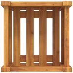 Casa si Gradina - Gradinarit si plante - Plante si ghivece - Ghivece si suporturi - Jardiniera de gradina cu captuseala, 31x31x30 cm, lemn acacia - Infinity.ro