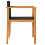 Casa si Gradina - Gradina si terasa - Mobilier exterior - Scaune si sezlonguri gradina - Scaune de gradina, 2 buc., negru, poliratan si lemn masiv - Infinity.ro