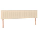 Casa si Gradina - Mobilier - Paturi si accesorii - Paturi - Pat cu arcuri, saltea si LED, crem, 120x190 cm, textil - Infinity.ro
