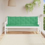 Casa si Gradina - Gradina si terasa - Mobilier exterior - Perne decorative exterior - Perne banca de gradina 2buc., verde, 180x50x7cm, tesatura oxford, mărime 180x50x7 cm - Infinity.ro