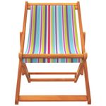 Casa si Gradina - Gradina si terasa - Mobilier exterior - Scaune si sezlonguri gradina - Scaune de plaja pliante, 2 buc., multicolor, material textil, model fără cotieră - Infinity.ro