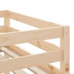 Casa si Gradina - Mobilier - Paturi si accesorii - Paturi - Pat etajat de copii cu tunel albastru 90x190 cm lemn masiv pin - Infinity.ro