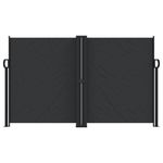 Casa si Gradina - Gradina si terasa - Umbrele si pavilioane - Umbrele - Copertina laterala retractabila, negru, 140 x 1000 cm - Infinity.ro