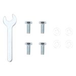 Casa si Gradina - Gradina si terasa - Umbrele si pavilioane - Umbrele - Suport de umbrela pentru stalp de Ø38/48 mm, negru mat, otel - Infinity.ro