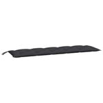 Casa si Gradina - Gradina si terasa - Mobilier exterior - Perne decorative exterior - Perne banca de gradina 2buc. ,negru, 180x50x7cm, tesatura oxford, mărime 180x50x7 cm - Infinity.ro