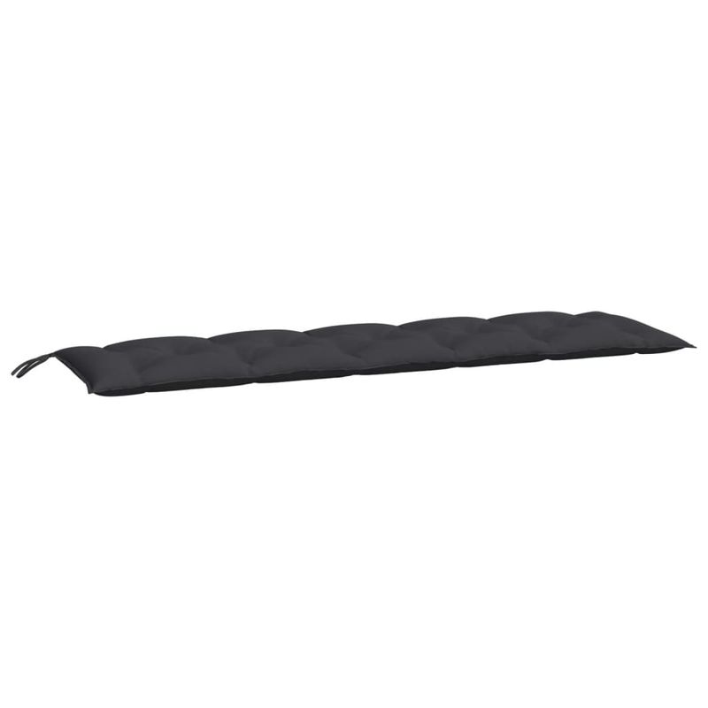 Casa si Gradina - Gradina si terasa - Mobilier exterior - Perne decorative exterior - Perne banca de gradina 2buc. ,negru, 180x50x7cm, tesatura oxford, mărime 180x50x7 cm - Infinity.ro