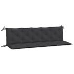 Casa si Gradina - Gradina si terasa - Mobilier exterior - Perne decorative exterior - Perne banca de gradina 2buc. ,negru, 180x50x7cm, tesatura oxford, mărime 180x50x7 cm - Infinity.ro