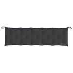 Casa si Gradina - Gradina si terasa - Mobilier exterior - Perne decorative exterior - Perne banca de gradina 2buc. ,negru, 180x50x7cm, tesatura oxford, mărime 180x50x7 cm - Infinity.ro