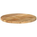 Casa si Gradina - Mobilier - Feronerie si accesorii mobila - Blat de masa rotund, diametru 60x3,8 cm, lemn masiv de mango brut, lemn de mango (natural) - Infinity.ro