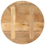 Casa si Gradina - Mobilier - Feronerie si accesorii mobila - Blat de masa rotund, diametru 60x3,8 cm, lemn masiv de mango brut, lemn de mango (natural) - Infinity.ro