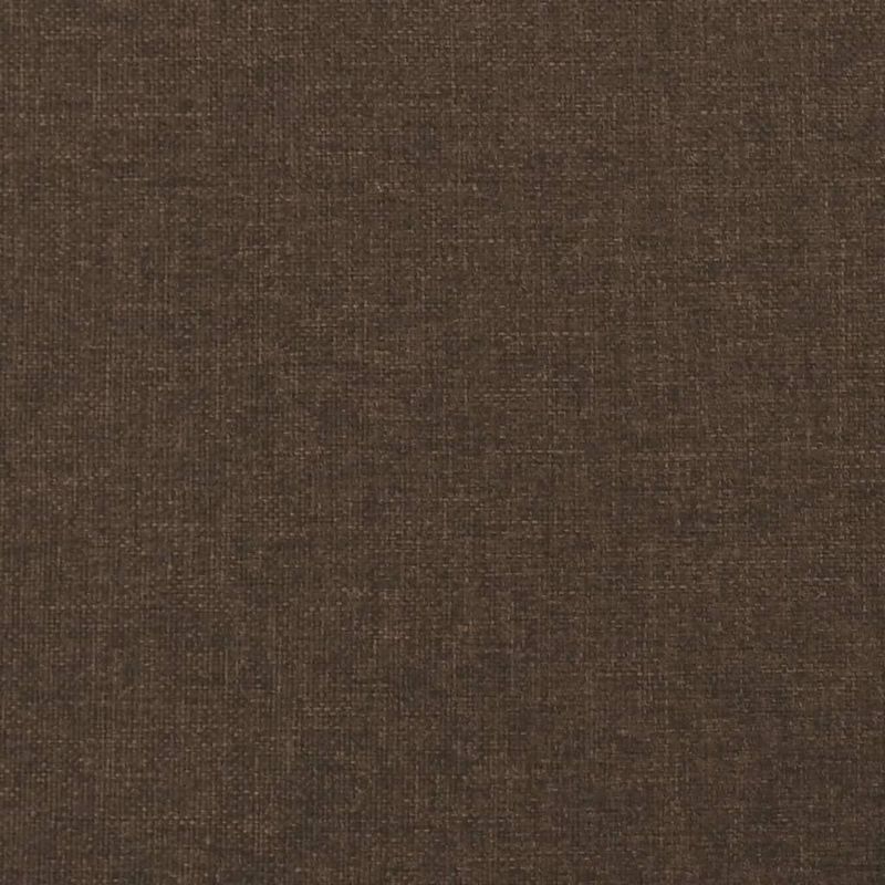 Casa si Gradina - Mobilier - Paturi si accesorii - Paturi - Pat cu arcuri, saltea si LED, maro inchis, 120x190 cm, textil - Infinity.ro