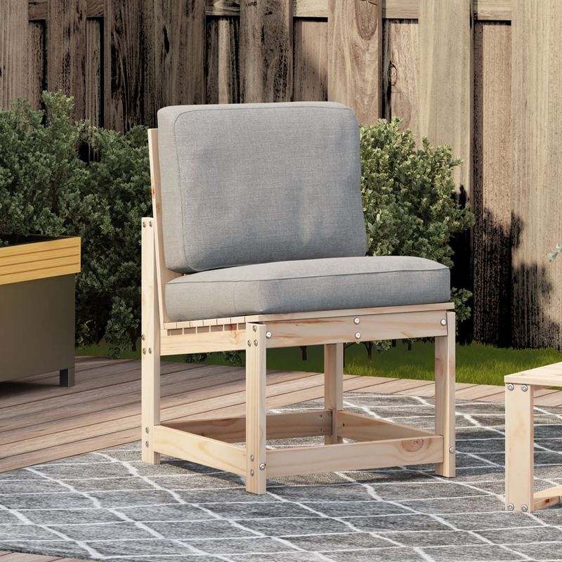 Casa si Gradina - Gradina si terasa - Mobilier exterior - Canapele si fotolii gradina - Scaun de gradina, 50,5x55x77 cm, lemn masiv de pin - Infinity.ro