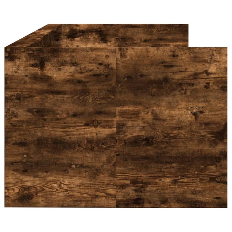 Casa si Gradina - Mobilier - Paturi si accesorii - Paturi - Cadru pat cu sertare stejar fumuriu 100x200 cm lemn prelucrat - Infinity.ro