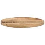 Casa si Gradina/Mobilier/Feronerie si accesorii mobila - Blat de masa rotund, Ø 40x1,5 cm, lemn masiv de mango brut - Infinity.ro