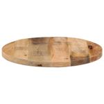 Casa si Gradina/Mobilier/Feronerie si accesorii mobila - Blat de masa rotund, Ø 40x1,5 cm, lemn masiv de mango brut - Infinity.ro