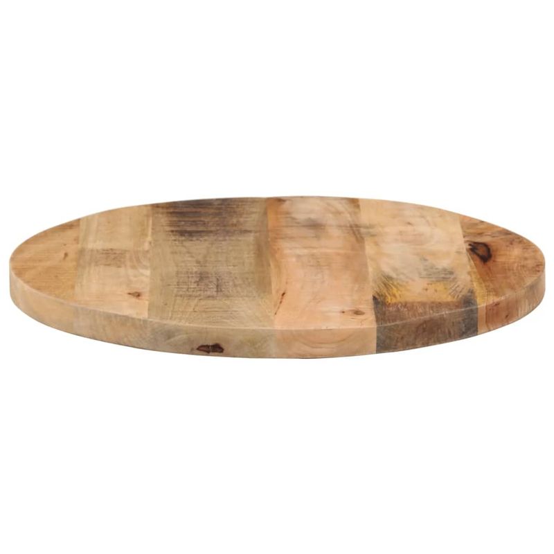 Casa si Gradina/Mobilier/Feronerie si accesorii mobila - Blat de masa rotund, Ø 40x1,5 cm, lemn masiv de mango brut - Infinity.ro