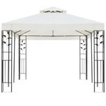 Casa si Gradina - Gradina si terasa - Umbrele si pavilioane - Pavilioane - Pavilion cu acoperis dublu, alb, 6x3 m, otel - Infinity.ro