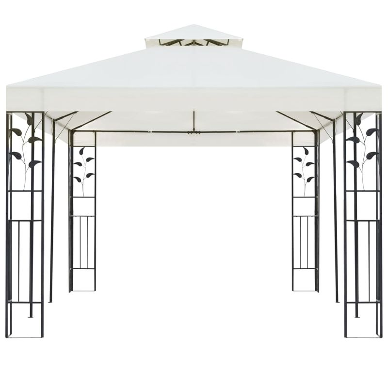 Casa si Gradina - Gradina si terasa - Umbrele si pavilioane - Pavilioane - Pavilion cu acoperis dublu, alb, 6x3 m, otel - Infinity.ro