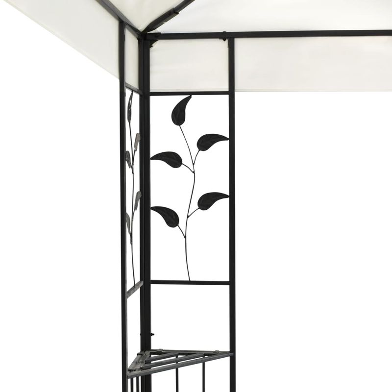 Casa si Gradina - Gradina si terasa - Umbrele si pavilioane - Pavilioane - Pavilion cu acoperis dublu, alb, 6x3 m, otel - Infinity.ro