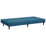 Casa si Gradina - Mobilier - Seturi de mobilier - Seturi living - Set canapea 2 piese, albastru, catifea - Infinity.ro