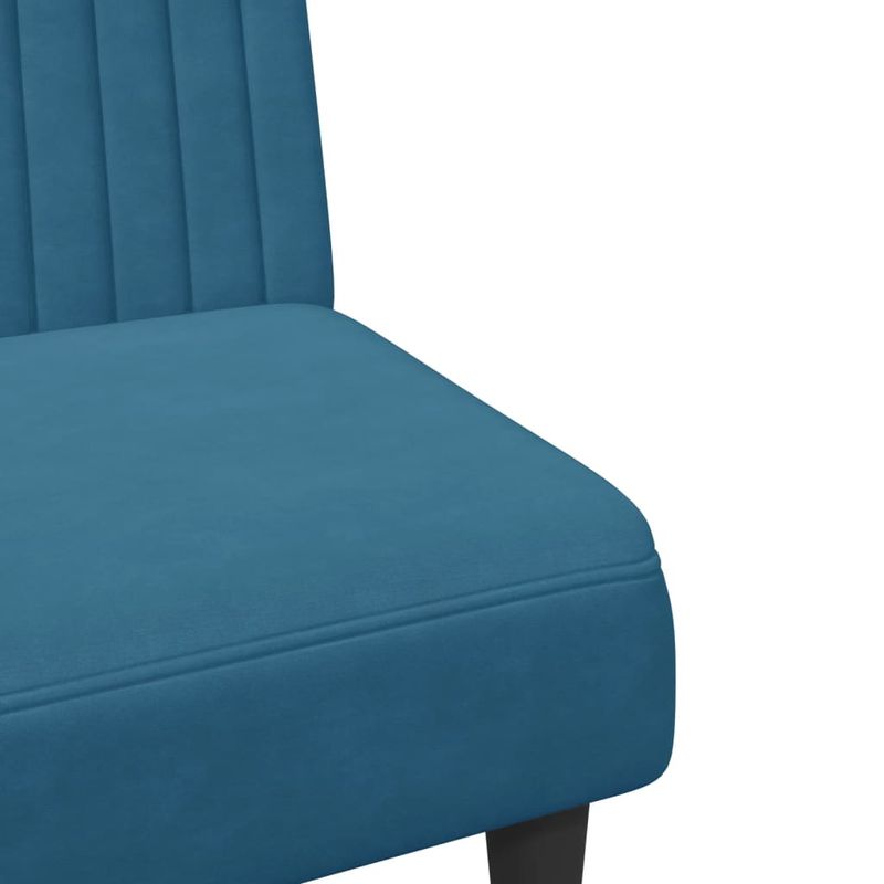 Casa si Gradina - Mobilier - Seturi de mobilier - Seturi living - Set canapea 2 piese, albastru, catifea - Infinity.ro