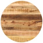 Casa si Gradina/Mobilier/Feronerie si accesorii mobila - Blat de masa rotund, Ø 70x1,5 cm, lemn masiv de mango brut - Infinity.ro