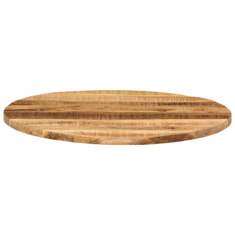 Casa si Gradina/Mobilier/Feronerie si accesorii mobila - Blat de masa rotund, Ø 70x1,5 cm, lemn masiv de mango brut - Infinity.ro