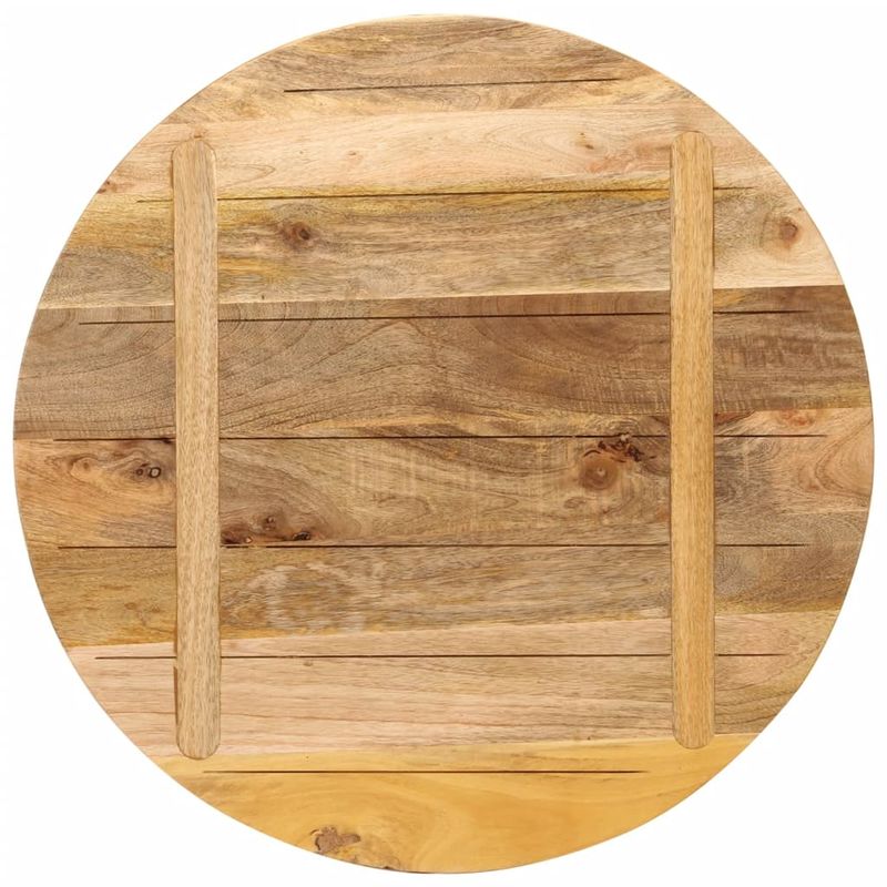 Casa si Gradina/Mobilier/Feronerie si accesorii mobila - Blat de masa rotund, Ø 70x1,5 cm, lemn masiv de mango brut - Infinity.ro