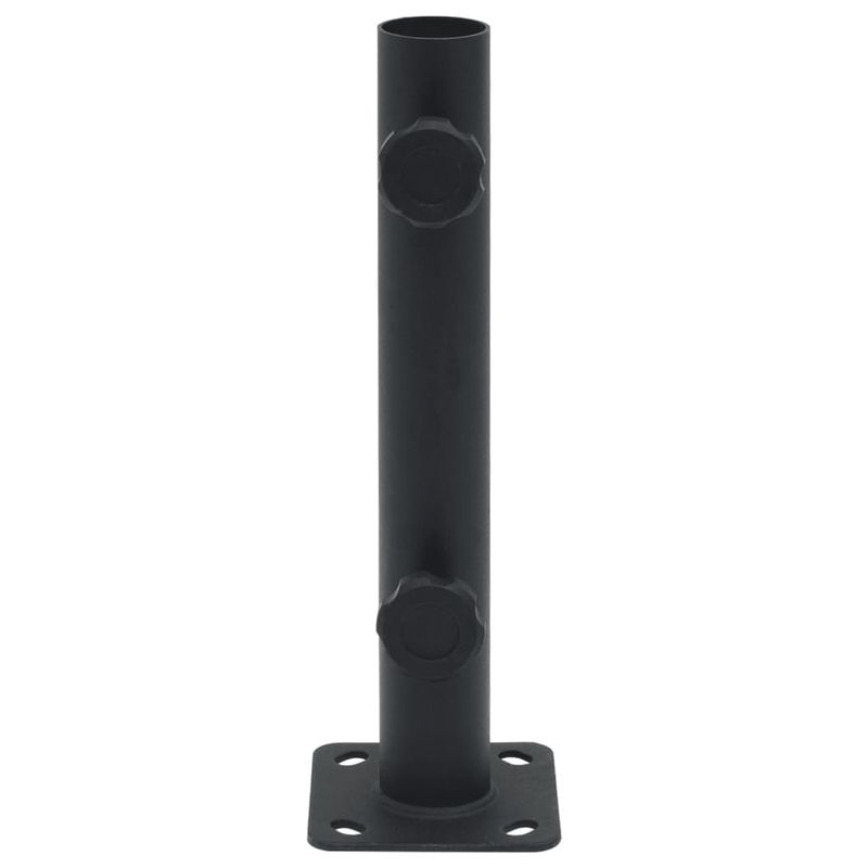 Casa si Gradina - Gradina si terasa - Umbrele si pavilioane - Umbrele - Suport de umbrela pentru stalp de Ø32/34/38 mm, negru mat, otel - Infinity.ro