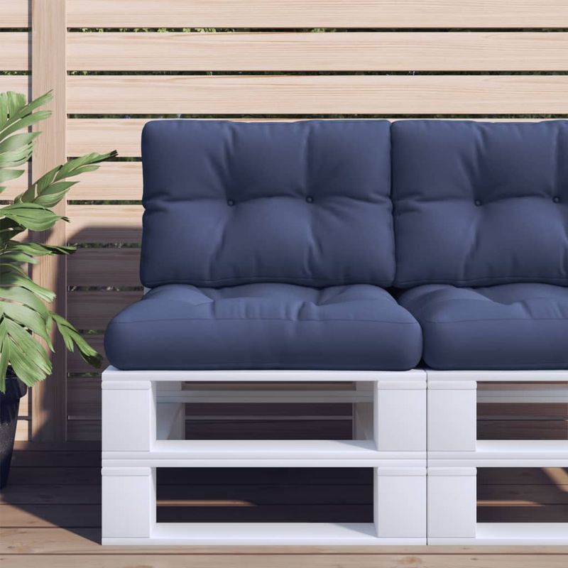 Casa si Gradina - Gradina si terasa - Mobilier exterior - Perne decorative exterior - Perna de paleti, bleumarin, 50x40x12 cm, material textil - Infinity.ro