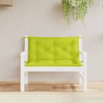Casa si Gradina - Gradina si terasa - Mobilier exterior - Perne decorative exterior - Perne banca de gradina 2 buc., verde aprins, tesatura oxford, mărime 100x50x7 cm - Infinity.ro