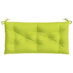 Casa si Gradina - Gradina si terasa - Mobilier exterior - Perne decorative exterior - Perne banca de gradina 2 buc., verde aprins, tesatura oxford, mărime 100x50x7 cm - Infinity.ro