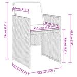 Casa si Gradina - Gradina si terasa - Mobilier exterior - Scaune si sezlonguri gradina - Scaune de gradina cu perne, 4 buc., bej, poliratan - Infinity.ro