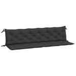Casa si Gradina - Gradina si terasa - Mobilier exterior - Perne decorative exterior - Perne banca de gradina 2buc. ,negru, 200x50x7cm, tesatura oxford, mărime 200x50x7 cm - Infinity.ro