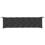 Casa si Gradina - Gradina si terasa - Mobilier exterior - Perne decorative exterior - Perne banca de gradina 2buc. ,negru, 200x50x7cm, tesatura oxford, mărime 200x50x7 cm - Infinity.ro