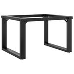 Casa si Gradina - Mobilier - Feronerie si accesorii mobila - Picioare Masuta de cafea O-Frame 60x50x38 cm Fonta - Infinity.ro
