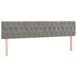 Casa si Gradina - Mobilier - Paturi si accesorii - Paturi - Pat box spring cu saltea, gri deschis, 120x190 cm, catifea - Infinity.ro