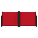 Casa si Gradina - Gradina si terasa - Umbrele si pavilioane - Umbrele - Copertina laterala retractabila, rosu, 100 x 1000 cm - Infinity.ro