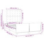 Casa si Gradina - Mobilier - Paturi si accesorii - Paturi - Cadru de pat cu tablie, negru, 120x190 cm, catifea - Infinity.ro
