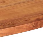 Casa si Gradina - Mobilier - Feronerie si accesorii mobila - Blat de masa oval, 100x50x2,5 cm, lemn masiv de acacia - Infinity.ro