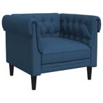 Casa si Gradina - Mobilier - Seturi de mobilier - Seturi living - Set canapele, 3 piese, albastru, material textil - Infinity.ro