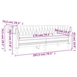 Casa si Gradina - Mobilier - Seturi de mobilier - Seturi living - Set canapele, 3 piese, albastru, material textil - Infinity.ro