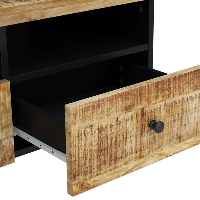 Casa si Gradina - Mobilier - Mese si birouri - Masute de cafea - Masuta de cafea, 80x54x40 cm, lemn masiv mango/lemn prelucrat, maro deschis - Infinity.ro