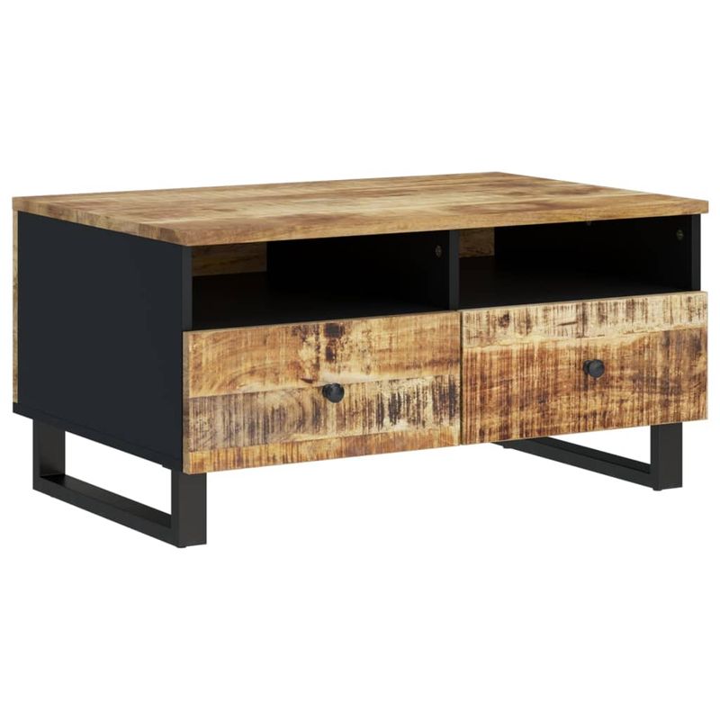 Casa si Gradina - Mobilier - Mese si birouri - Masute de cafea - Masuta de cafea, 80x54x40 cm, lemn masiv mango/lemn prelucrat, maro deschis - Infinity.ro